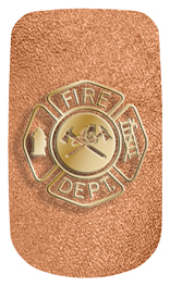DAROYAL 418 SH CP Fire Department Shimmer Copper Background